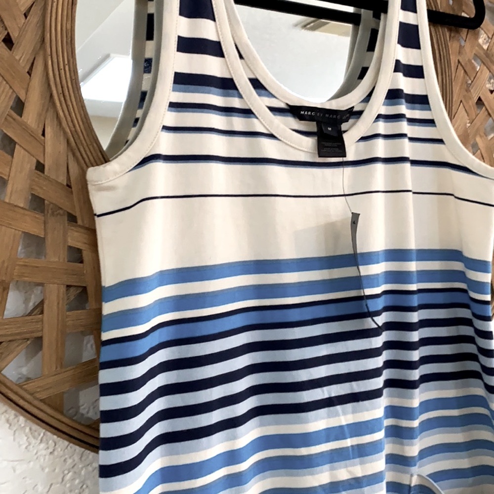 Clearout 🎉 BNWT $198 Marc by Marc Jacobs Yatch Dress M Medium Blue Nautical